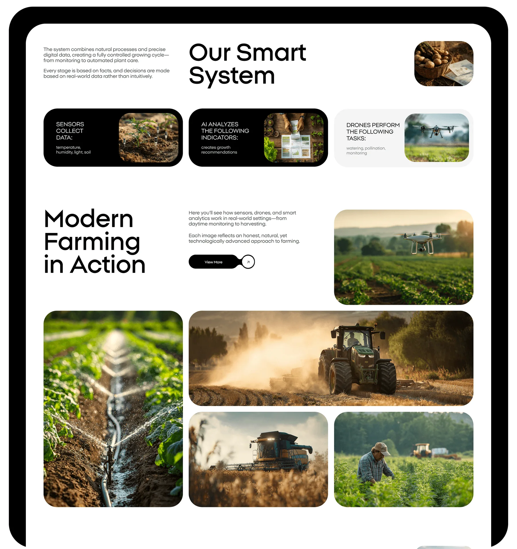 AgroFuture smart system interface presentation